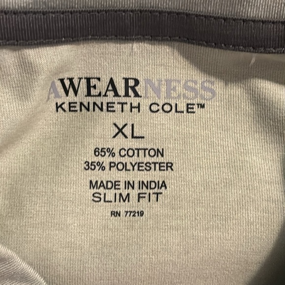 NWT Awearness Kenneth Cole Sage Green 1/4 Zip Pullover XL - Picture 6 of 11
